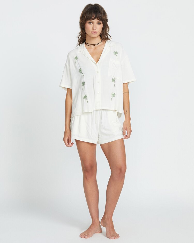 Volcom Sun Stunner Short Sleeve | Bone