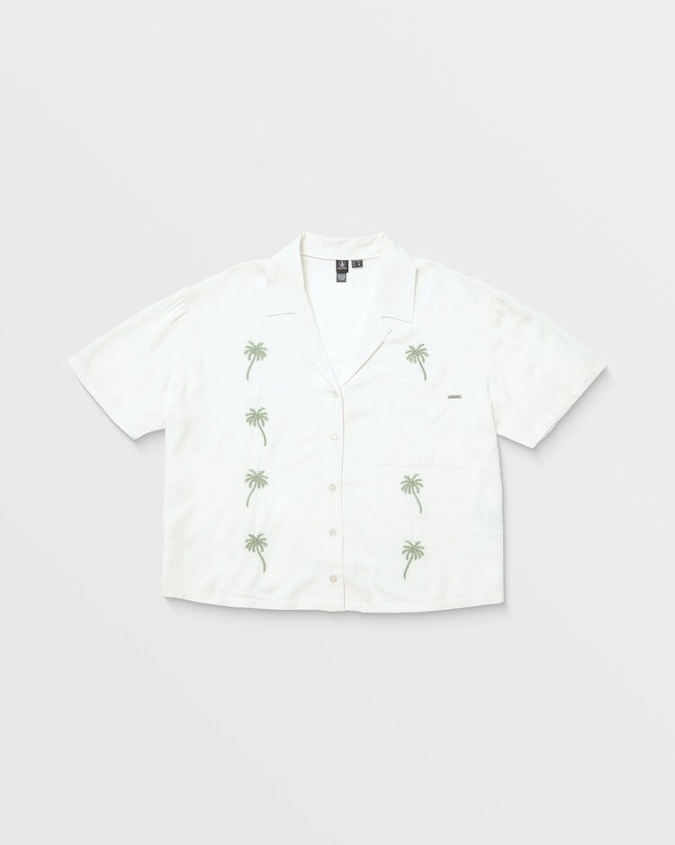 Volcom Sun Stunner Short Sleeve | Bone