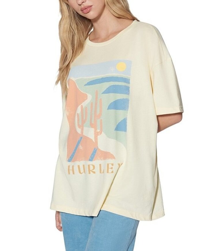 Hurley Hurley Moroccan Sunset Boyfriend Tee | Off White