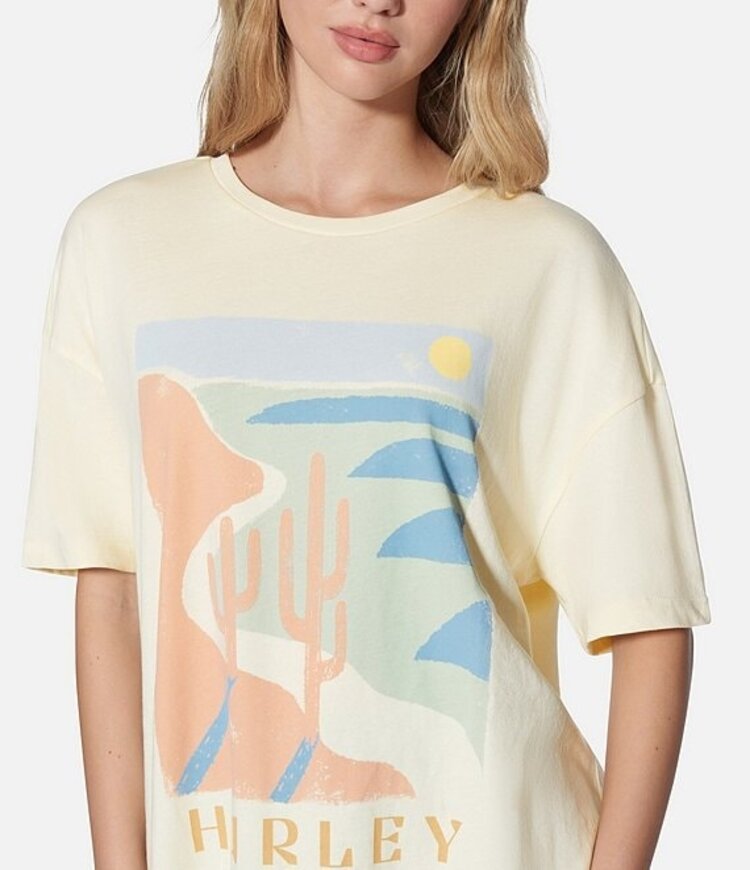 Hurley Hurley Moroccan Sunset Boyfriend Tee | Off White