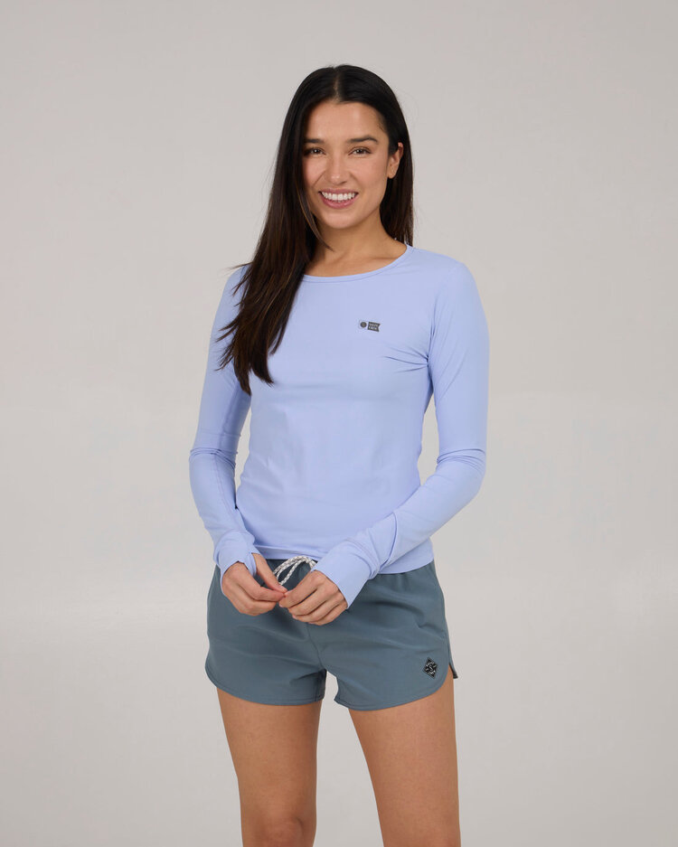 Salty Crew Alpha Long Sleeve Rashguard | Violet Blue