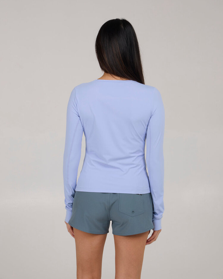 Salty Crew Alpha Long Sleeve Rashguard | Violet Blue