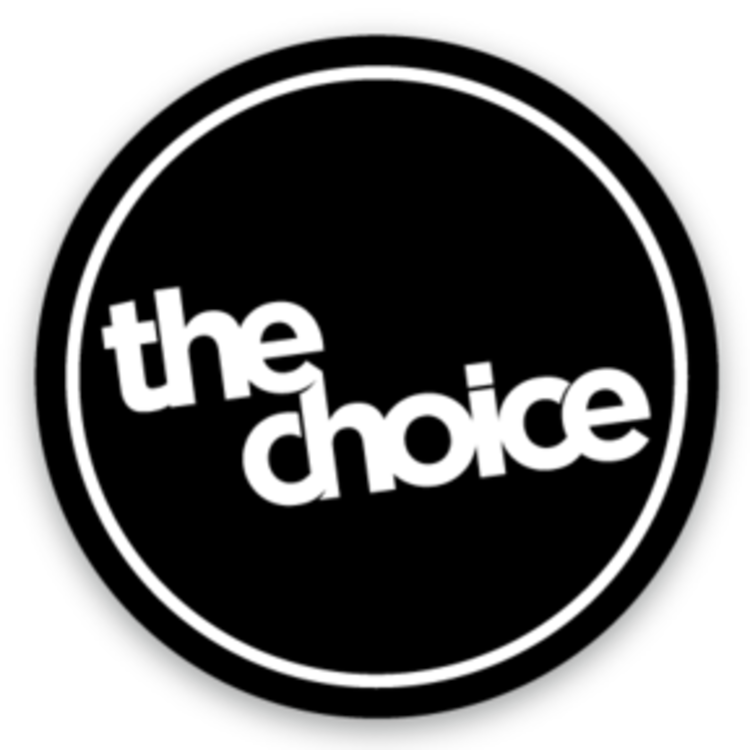 The Choice Shop Circle Logo Sticker | 1 3/8" x 1 3/8 "