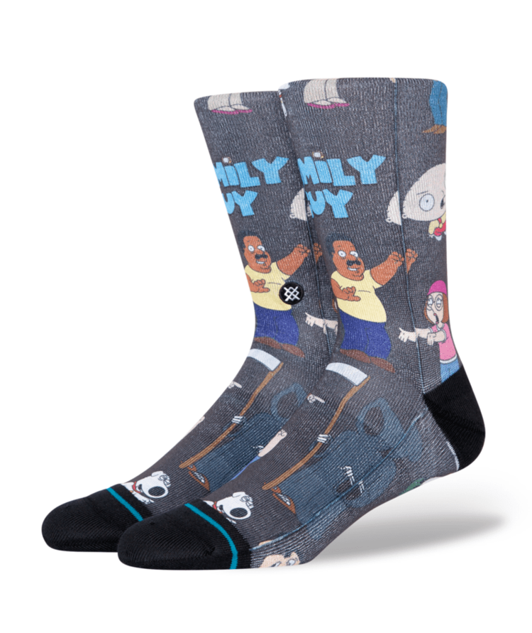Stance Stance Family Guy X Stance Poly Crew Socks | Black