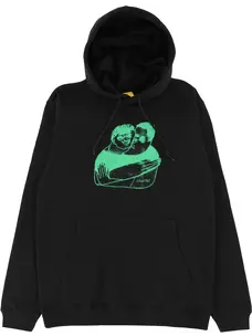 There There Stuck Pullover Hooded Sweatshirt | BlackGreen