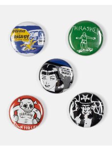 Thrasher Thrasher Usual Suspects Buttons | Assorted