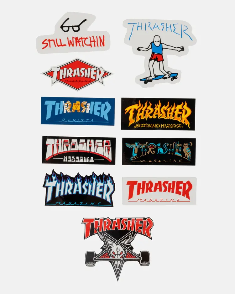 Thrasher Assorted Stickers | 4"
