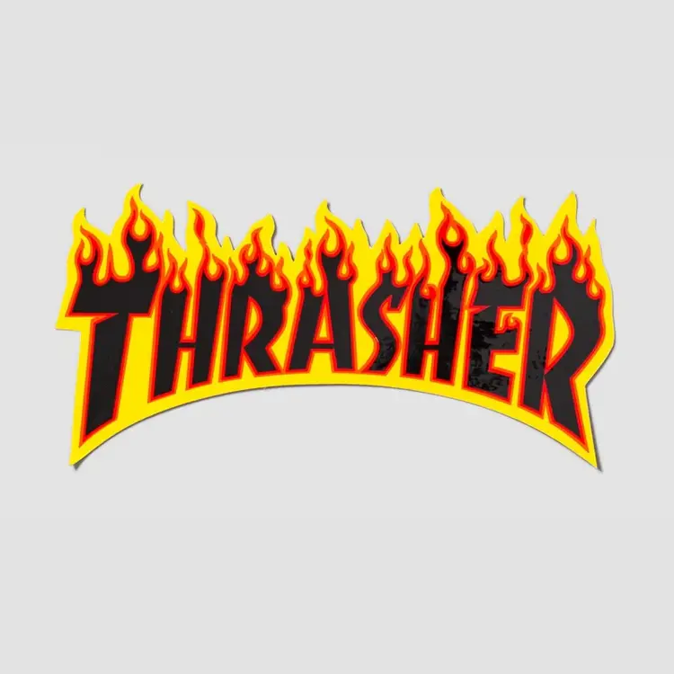Thrasher Thrasher Flame Logo Medium Stickers | Assorted