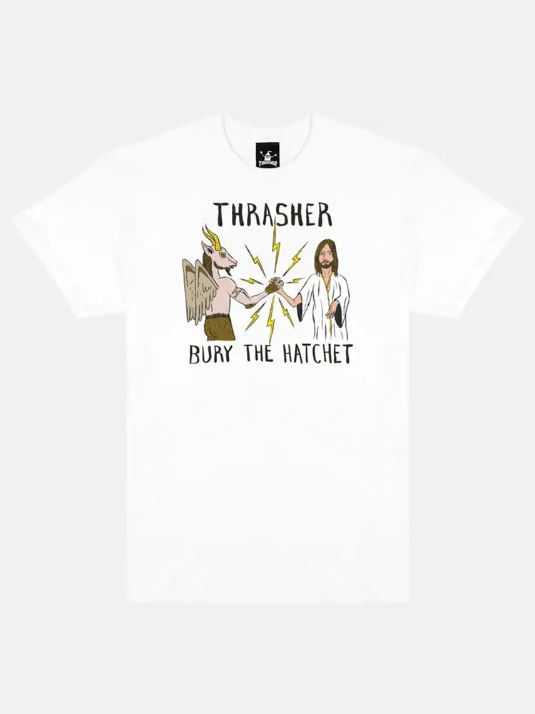 Thrasher Thrasher Thr X Toy Machine B.T.H. T-Shirt | White