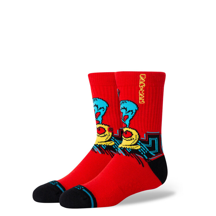 Stance Kids' Pacman Waka Waka | Red