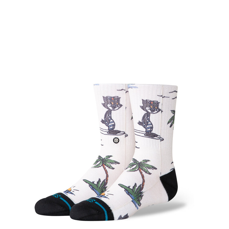 Stance Kids' Kool Kats Crew Socks | Canvas