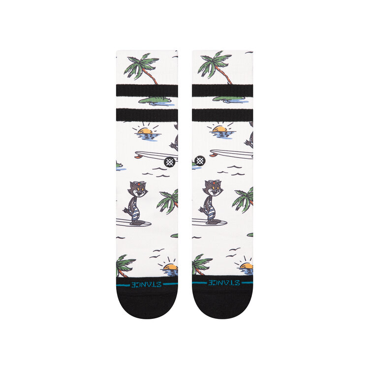 Stance Kids' Kool Kats Crew Socks | Canvas