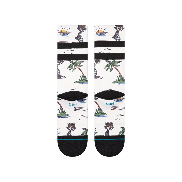 Stance Kids' Kool Kats Crew Socks | Canvas