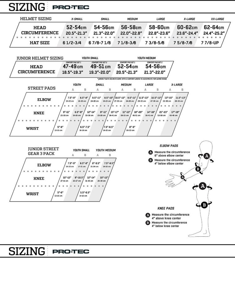 Protec Protec Street Open Back Pads 3Pack Junior | Checker