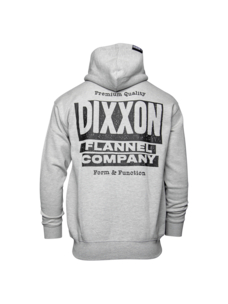 Dixxon Premium Quality Zip Up Hood | Grey Heather