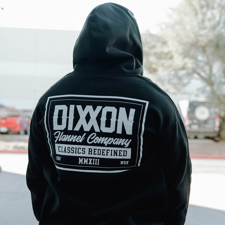 Dixxon Dixxon Billboard Zip Up Hood | Black