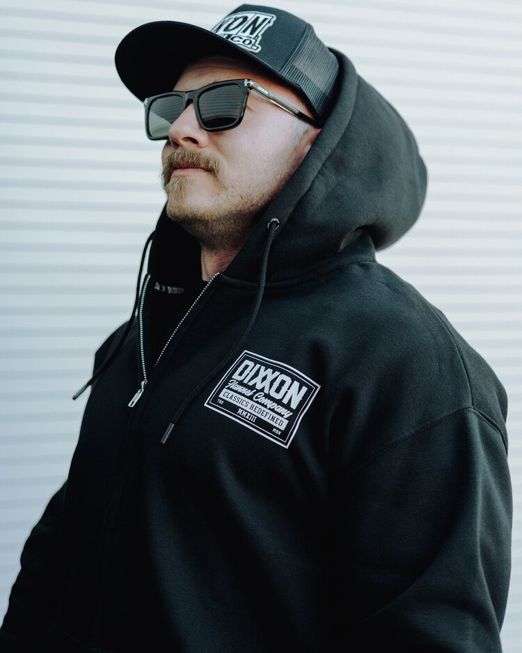 Dixxon Dixxon Billboard Zip Up Hood | Black