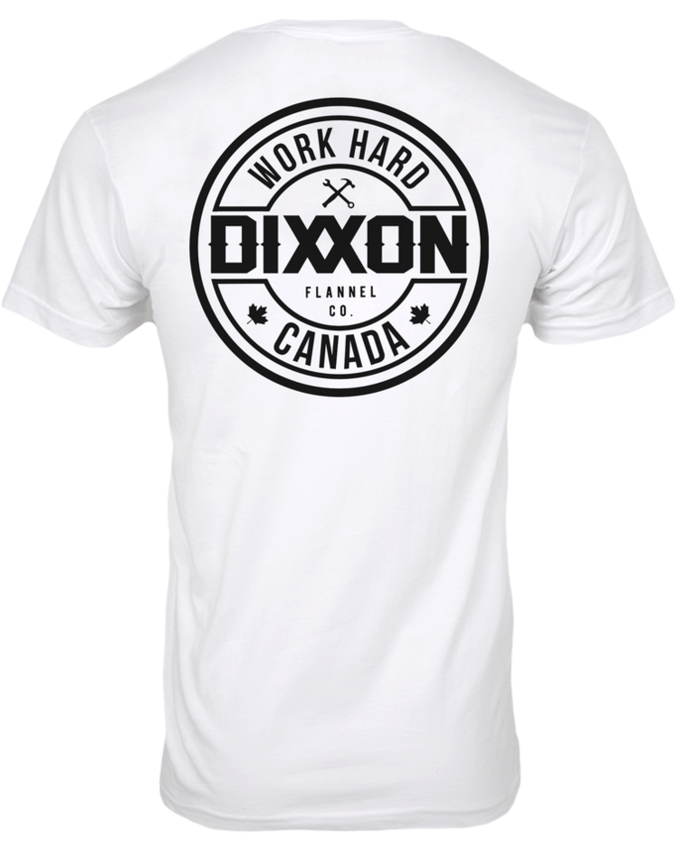 Dixxon Dixxon Corpo Canada Tee | White