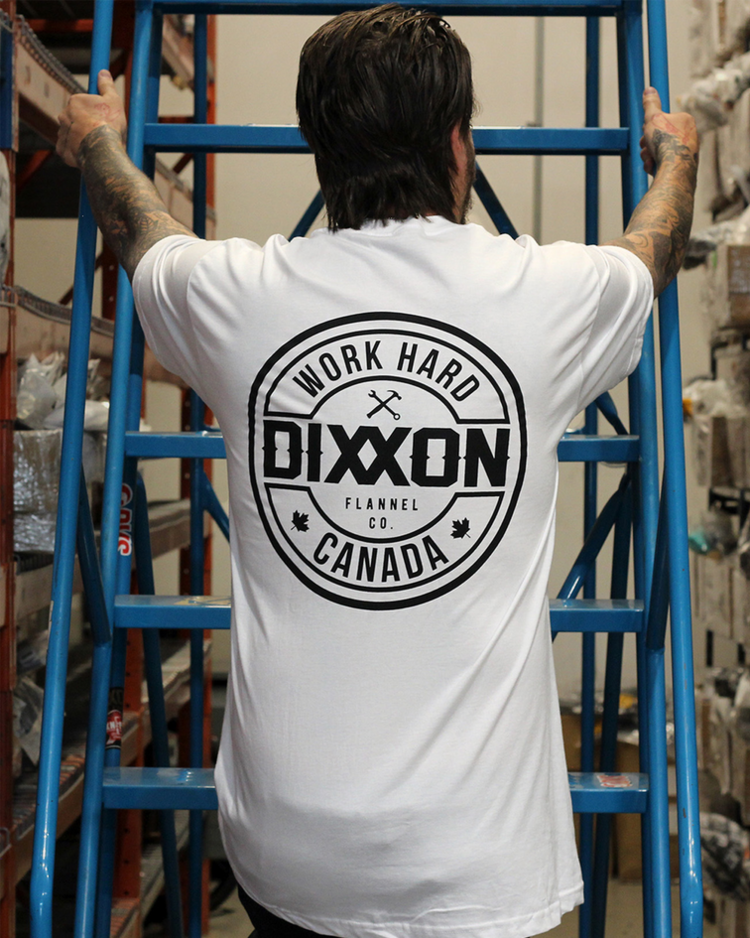 Dixxon Dixxon Corpo Canada Tee | White