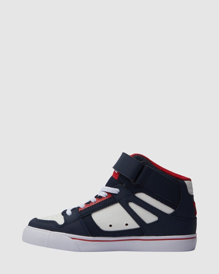 DC Pure High-Top EV | DC Navy/Ath Red