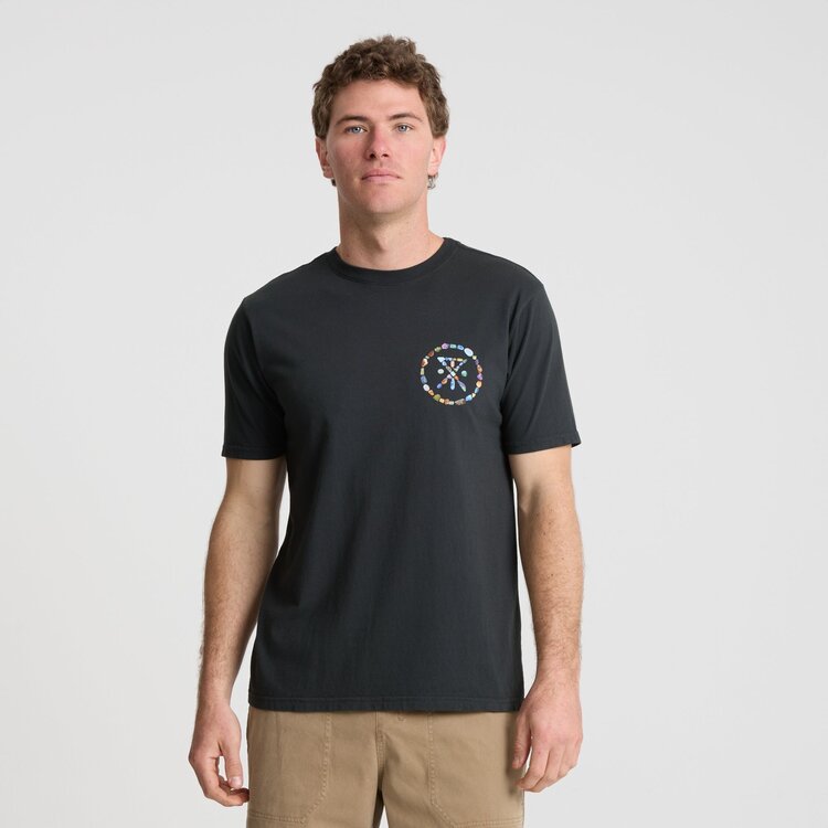 Roark Roark Opal Palm Premium Tee | Black