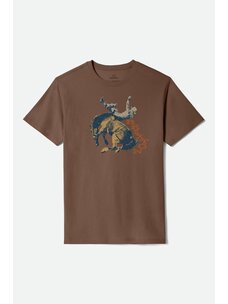 Brixton Rowdy SS Tailored TShirt | Pinecone Brown