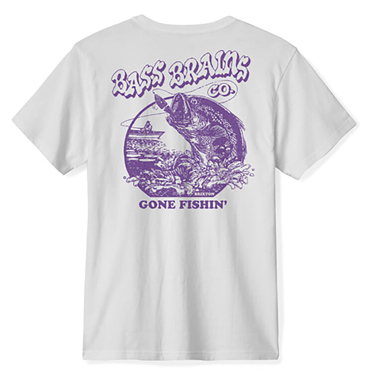Brixton Bass Brains GF SS Tee | Sustained Grey
