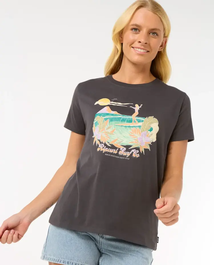 Rip Curl Rip Curl Gliding Standard Tee | Washed Black