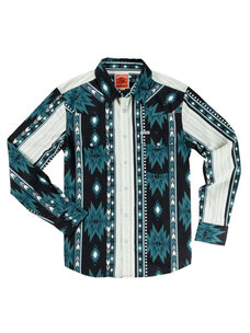 Sendero Provisions Co. Sendero Serape Pearl Snap Shirt | The Oasis  Southwest Stripe Print