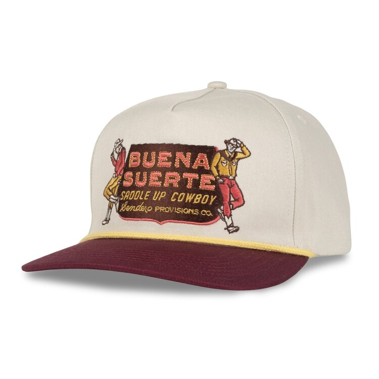 Sendero Provisions Co. Sendero Buena Suerte Hat | Cream/Maroon
