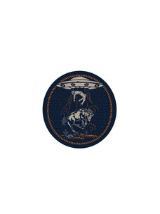Sendero Provisions Co. Sendero Charros  Aliens Sticker | Navy