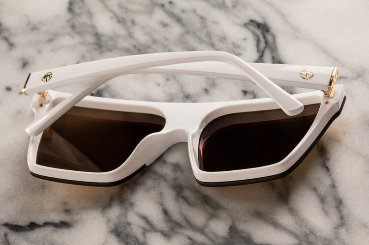 Heat Wave Clarity | White / Black Polarized