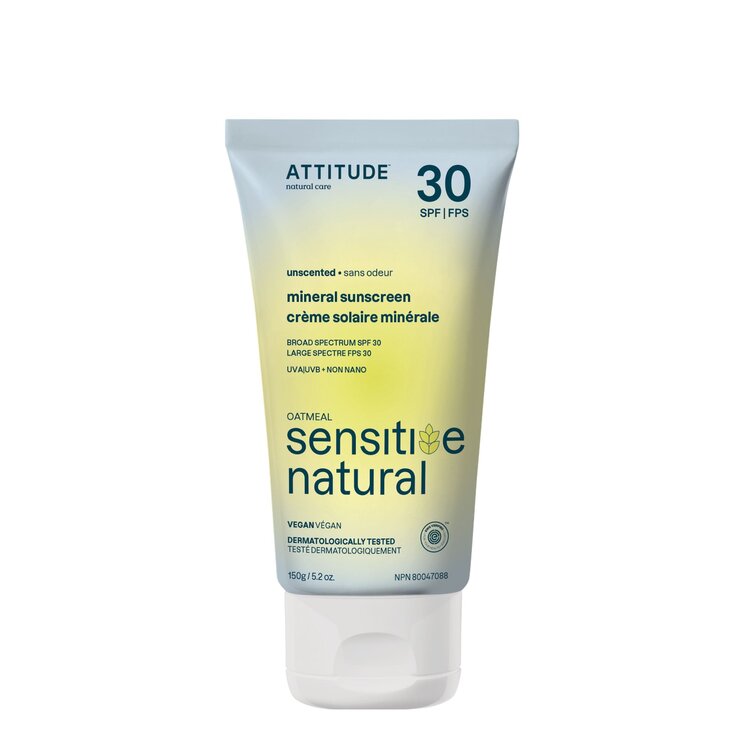 Attitude Attitude Mineral Sunscreen Sensitive Skin | Unscented