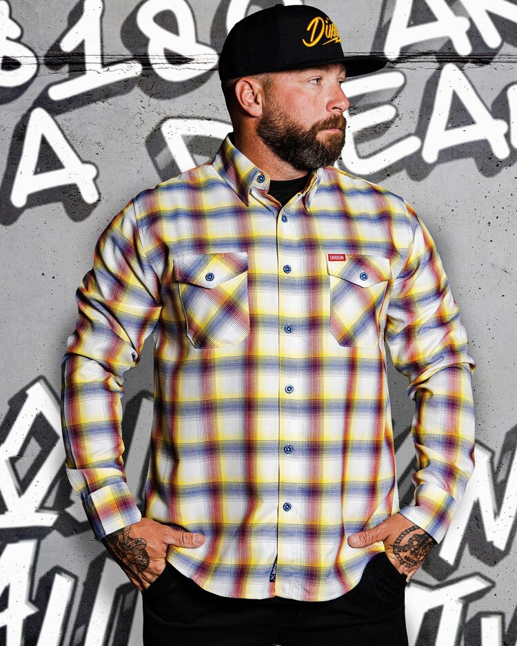 Dixxon Dixxon Outside The Lines Flannel | RedYellow