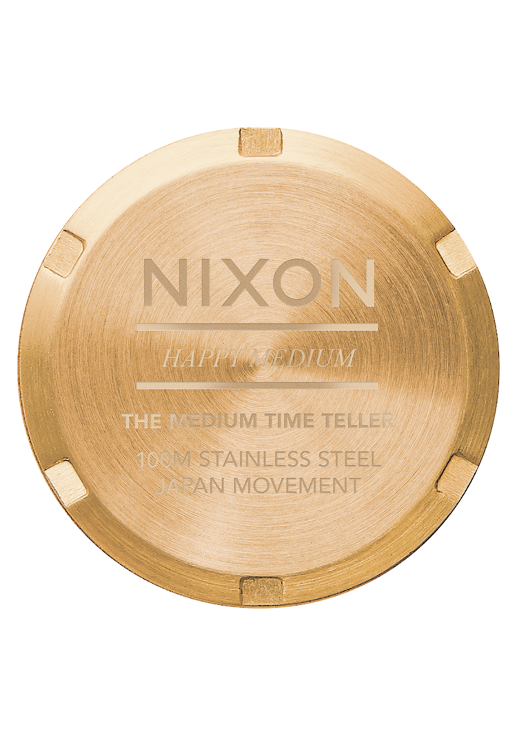Nixon Medium Time Teller Watch | All Gold | Unisex