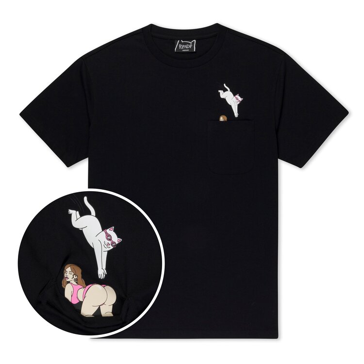 Ripndip Ripndip Jumpin In Pocket Tee | Black