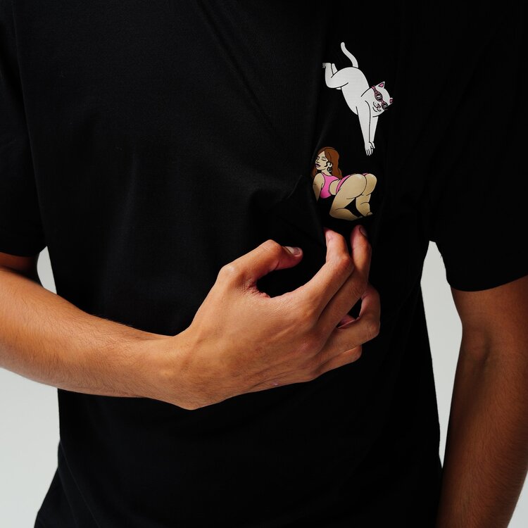 Ripndip Ripndip Jumpin In Pocket Tee | Black