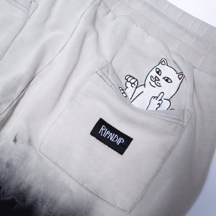 Ripndip Ripndip Ripntail Sweatpants | TanBlack Stripe Dye