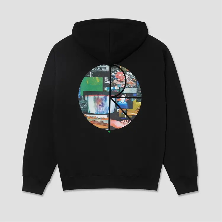 Polar Polar Dave Hood Ourselves Collage Hoodie | Black