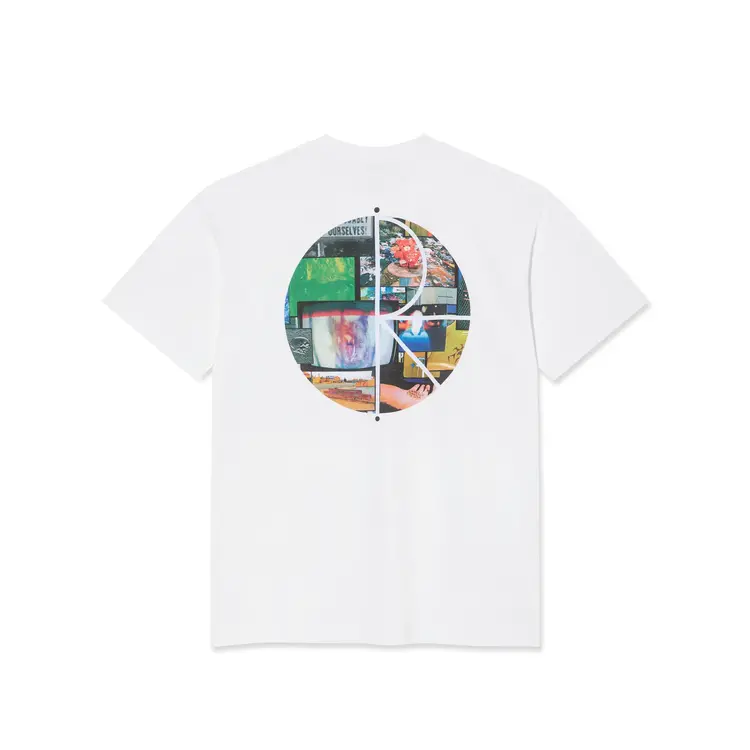 Polar Polar Fill Logo Ourselves Collage Tee | White
