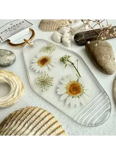 Pika & Bear Pika & Bear Ashbury Pressed Flowers Keychain