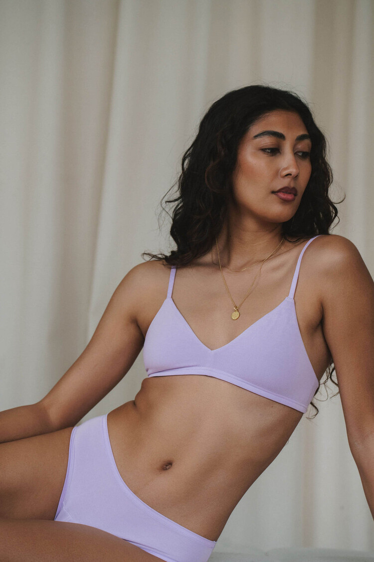 Huha Triangle Bra | Lilac