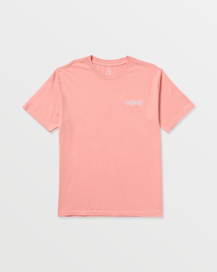 Volcom Groovin Short Sleeve Tee | Peach Fuzz