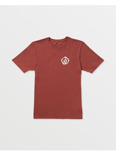 Volcom Wavvy Short Sleeve Tee | Mahogany Heather