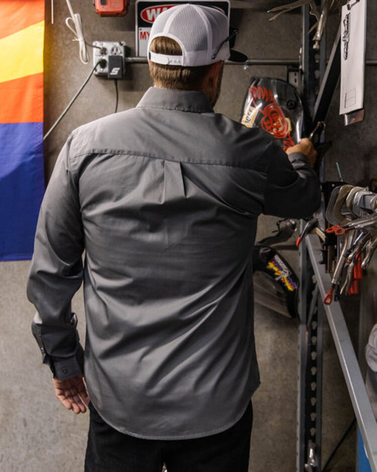 Dixxon Dixxon Workforce Long Sleeve | Charcoal