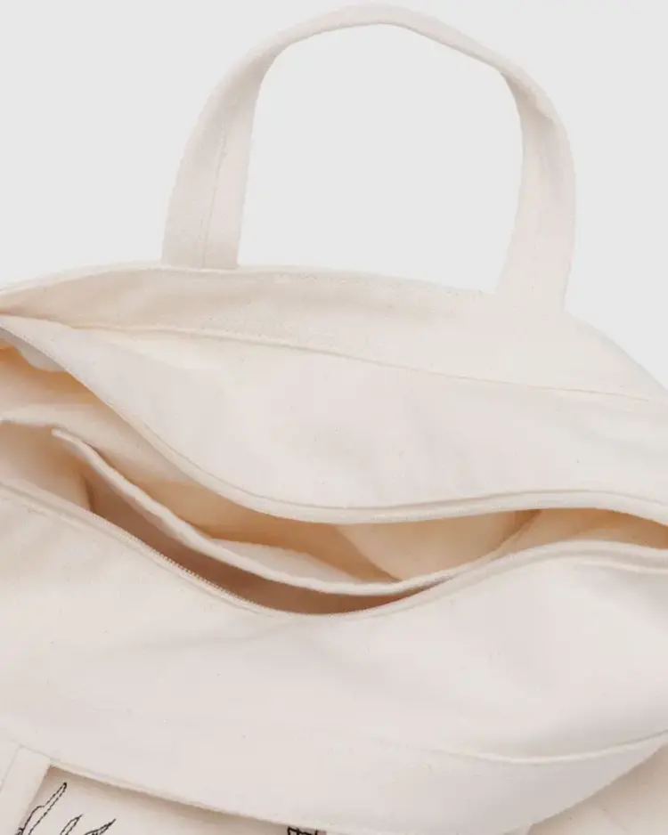 Baggu Baggu Horizontal Zip Duck Bag | Embroidered Shells