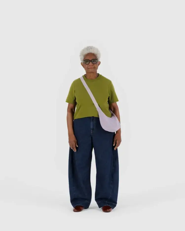 Baggu Baggu Small Nylon Crescent Bag | Dusty Pink