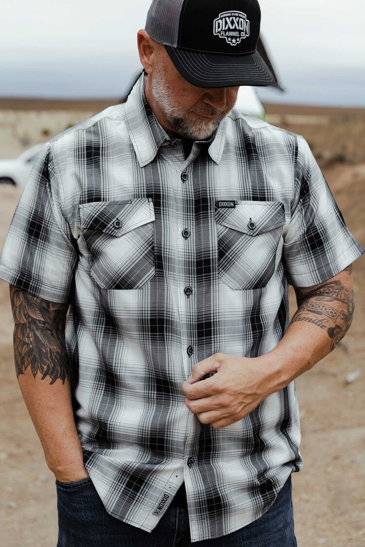 Dixxon Dixxon Sutherland 5 Year Bamboo Short Sleeve | BlackGrey