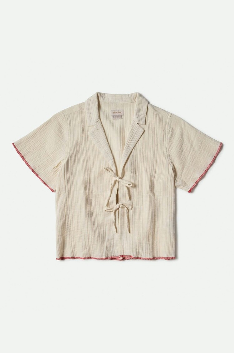 Brixton Brixton Wandering Tie Top | Off White