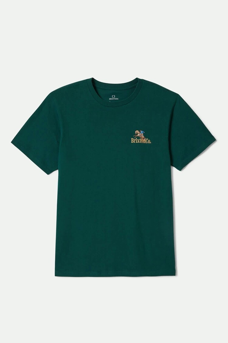 Brixton Brixton Inwood Short Sleeve Standard TShirt | Deep Emerald